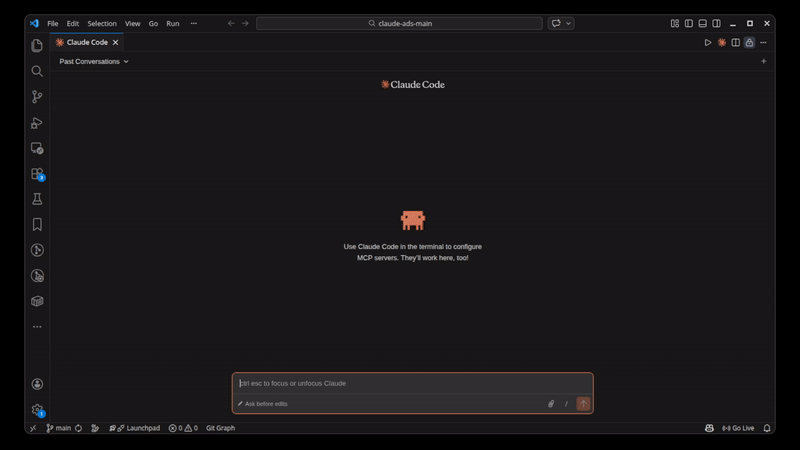 claude-ads running a full advertising audit in the terminal showing parallel agents analyzing Google, Meta, and TikTok campaigns