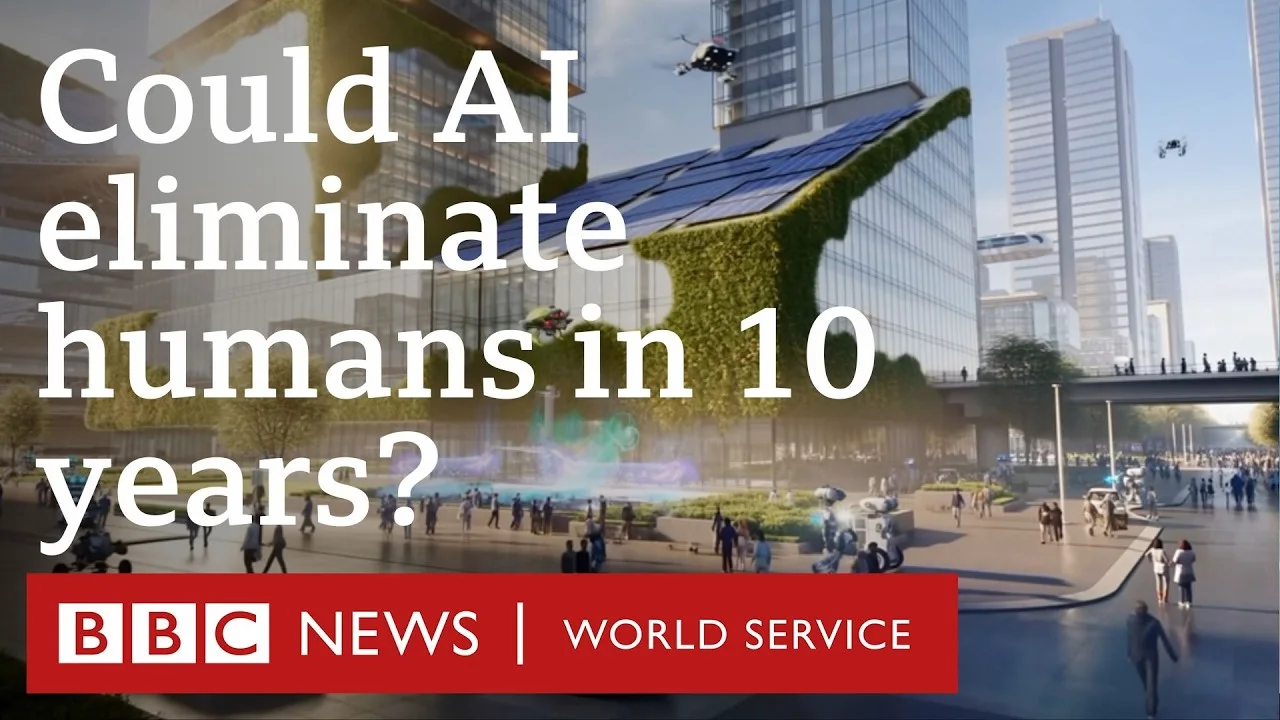 Video poster for AI2027: Is this how AI might destroy humanity? by BBC World Service