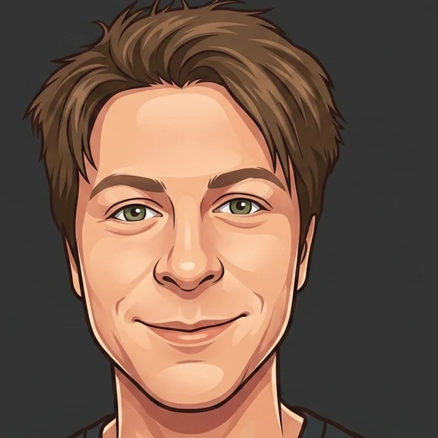 Close 3D-illustrated portrait of Daniel Agrici, suggesting a confident decision-time pose